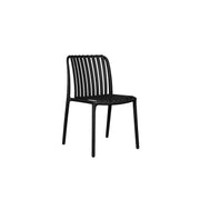 Silla Moia Greenwood Como Antracita Polipropileno Lamas Apilable