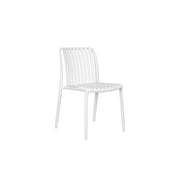 Silla Moia Greenwood Como Blanco Polipropileno Lamas Apilable