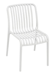 Silla Trapani Moia Greenwood Polipropileno Blanca Apilable