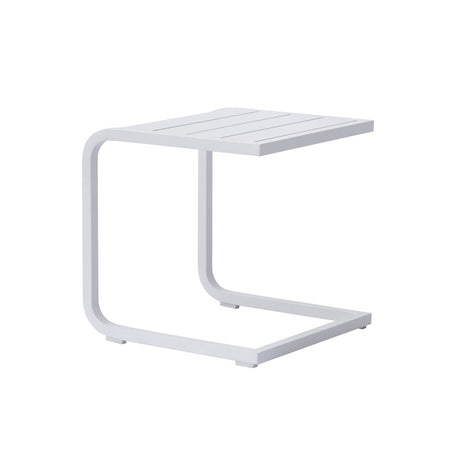 moia greenwood moia greenwood tavolino 40 x 40 cm in alluminio bianco dogato tavolino outdoor design moderno ean 8013054838958