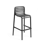Taburete Nardi Doga Stool Antracita Apilable