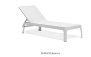 Tumbona Nardi Plano Blanca Tela Blanca Polipropileno Regulable