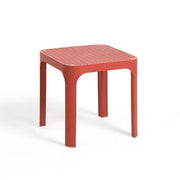 Mesa auxiliar Nardi Net Table 40 Coral Mate Polipropileno