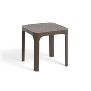 Nardi Tavolino Net Table 40 Tabaco Polipropileno Apilable