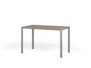 Nardi Piave 120 x 70 Tavolo Rettangolare Verniciato Tortora Lamin Materia Tortora