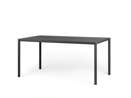 nardi nardi piave 160 x 90 tavolo rettangolare verniciato antracite lamin materia antracite ean 8010352555549