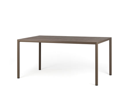 nardi nardi piave 160 x 90 tavolo rettangolare verniciato tabacco lamin materia tabacco ean 8010352555662