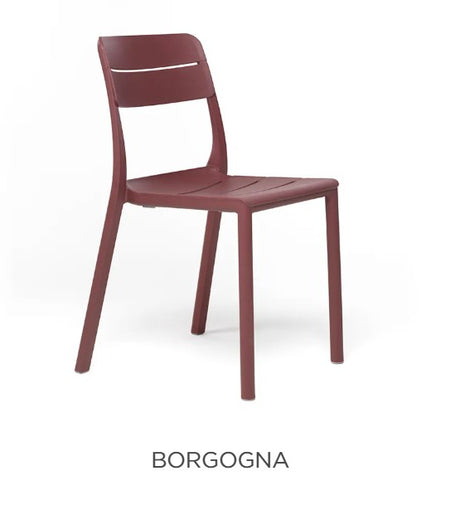 nardi nardi sedia cassia bistrot colore borgogna ean 8010352221383