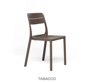 Silla Nardi Cassia Bistrot Tabaco Polipropileno Apilable