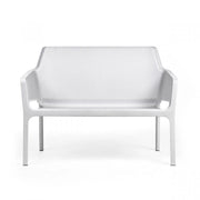 Banco Nardi Net Bench Blanco 116cm Dos Plazas Polipropileno