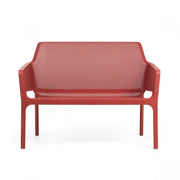 Banco Nardi Net Bench Coral 116cm Dos Plazas Polipropileno