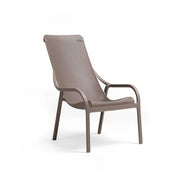 Nardi Net Lounge Sillón Gris Polipropileno Apilable