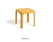 Nardi Net Table 40 Mostaza Polipropileno Mesita Auxiliar Exterior