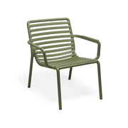 Silla Nardi Doga Relax con Brazaletes Agave Apilable