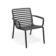 Silla Nardi Doga Relax Antracita Reposabrazos Apilable