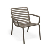 Silla Nardi Doga Relax con Brazos Tabaco Apilable