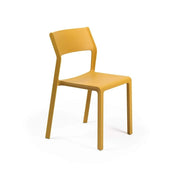 Silla Nardi Trill Bistrot Mostaza Polipropileno Apilable