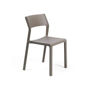 Silla Nardi Trill Bistrot Gris Polipropileno Fiberglass Apilable