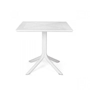 Nardi Tavolo Clip 80 Bianco Quadrato