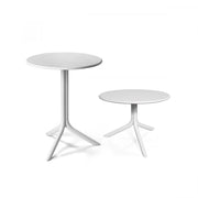 Nardi Mesa Step Blanca Redonda 60cm Doble Altura