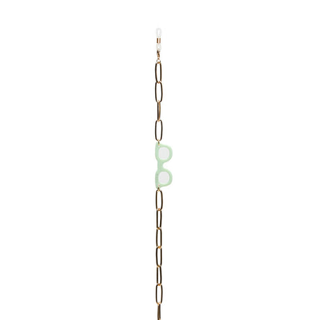 okkia okkia collana bijoux con anelli in metallo per occhiali e mascherina colore gold ean 8056211376139
