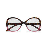 okkia okkia occhiale da lettura mod verona premontato butterfly soft touch spring anti luce blu havana pink diottrie 2 50 ean 8056211374432