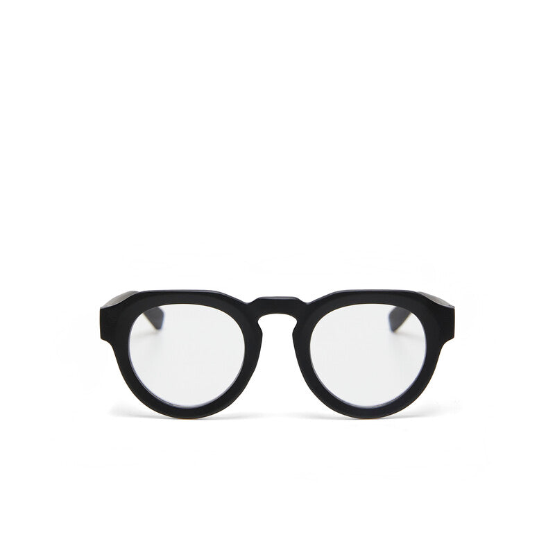 okkia okkia occhiale da lettura mod zeno soft touch anti luce blu nero diottrie 2 00
