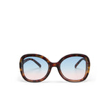 okkia okkia occhiale da sole premontato butterfly mod anna soft touch havana lenti blue pink ean 8056211374265