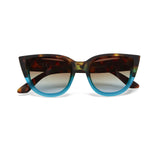 okkia okkia occhiale da sole premontato gatto lite mod silvia havana blue ean 8052862288951