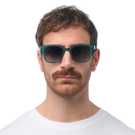 okkia okkia occhiale da sole premontato mod giovanni translucid verde soft touch con lenti verde ean 8056211375323