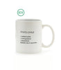 piu forty 40 piu forty 40 mug ceramica con manico 325 cl stampa stato civile bianco mat ean 8056211373862