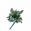 arpimex ar candlering roselline blu - giro porta candela fiori blu foglie - decorazione tavola  ean 8018318016097