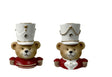 preziosa home preziosa home set 2 portacandele natale a forma di orso 9 x 6 x 11 cm poliresina ean 8050264185946