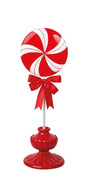 preziosa luxury home preziosa luxury home lollipop natale in poliresina 166 x 166 x 43 cm bianco rosso ean 8050264117374
