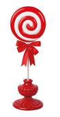preziosa luxury home preziosa luxury home lollipop natale in poliresina 217 x 20 x 555 cm bianco rosso ean 8050264117367