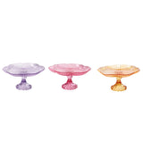 regalo italiano regalo italiano alzata in vetro d 20 cm h 105 cm ass alzatina portadolci elegante design moderno 1 pz ean 8057586208230