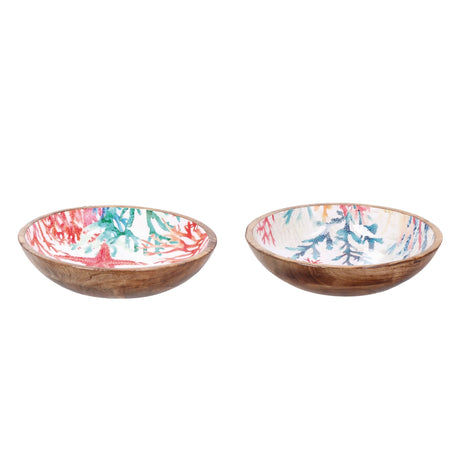regalo italiano regalo italiano ciotola maela ass d 30 cm h 7 cm legno 1 pz ean 8057586177956