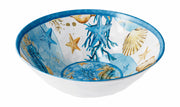 Cuenco de Regalo Italiano Melamina Shell D 28 Cm H 9 Cm Azul 1 Uds