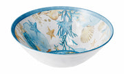 Regalo Italiano Cuenco Melamina Shell Diámetro 36 Cm Alto 12 Cm Azul 1 Uds