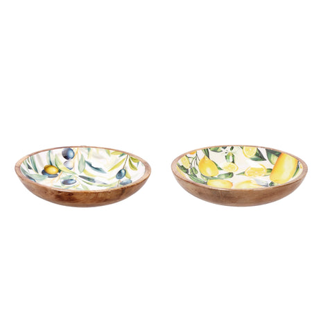 regalo italiano regalo italiano ciotola yari ass d 30 cm h 6 cm legno 1 pz ean 8057586176928