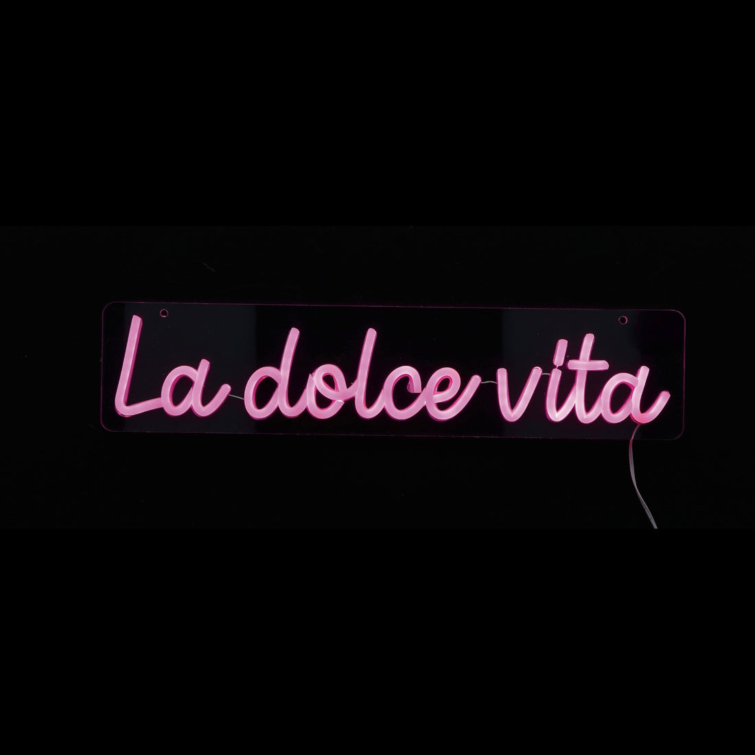 regalo italiano regalo italiano insegna neon led m dolce vita 45 x 10 cm decorazione luminosa da parete ean 8057586212329