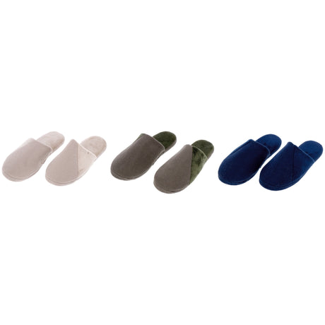 regalo italiano regalo italiano pantofole da casa in tessuto morbido assortite 3 colori taglie 404244 ean 8057586146983