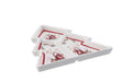 regalo italiano regalo italiano piatto forma albero natale 30 x 295 cm bianco rosso ean 8057586037205