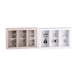 regalo italiano regalo italiano salvadanaio in mdf e vetro 3 scomparsi 23 x 6 cm h 15 cm ass porta risparmi decorativo moderno 1 pz ean 8057586123694