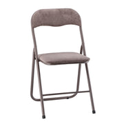 Silla Plegable Ad Trend Nadia Tortora 44 x 47 x 80 Cm – Estructura en Hierro