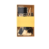 regalo italiano regalo italiano set 13 targhette piante in legno con gesso e matita segnapiante orto e giardino ean 8057586130418