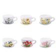 regalo italiano regalo italiano tazza con piattino 16 x 12 cm h 9 cm ass tazza decorativa in ceramica con sottotazza 1 pz ean 8057586191808
