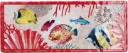 Ad Trend Bandeja Rectangular Melamina Alyssa 27 x 11 Cm Alt 2 Cm Rojo 1 Pz