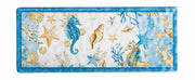 Ad Trend Bandeja Rectangular Melamina Shell 27 x 11 x 2 Cm Azul 1 Ud