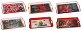 regalo italiano regalo italiano vassoio rettangolare natale plastica 53 x 35 cm h 5 cm ass multicolor 1 pz ean 8057586115156